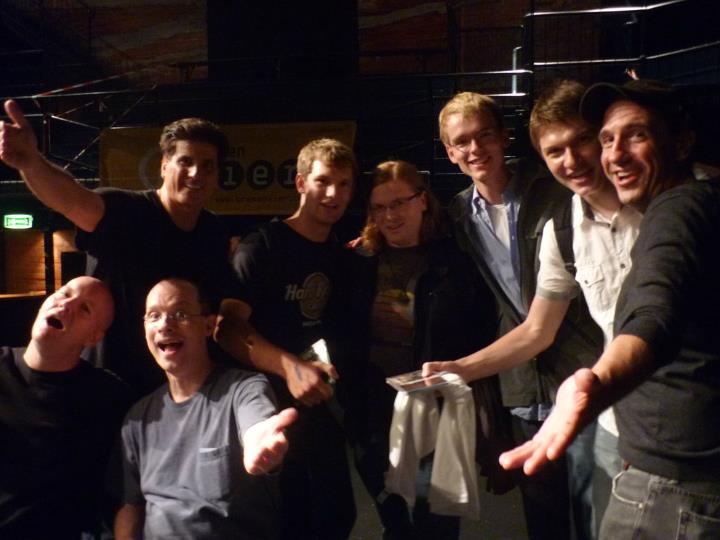 Simon beim Meet and Greet mit Teds Band im September 2011 in Bremen